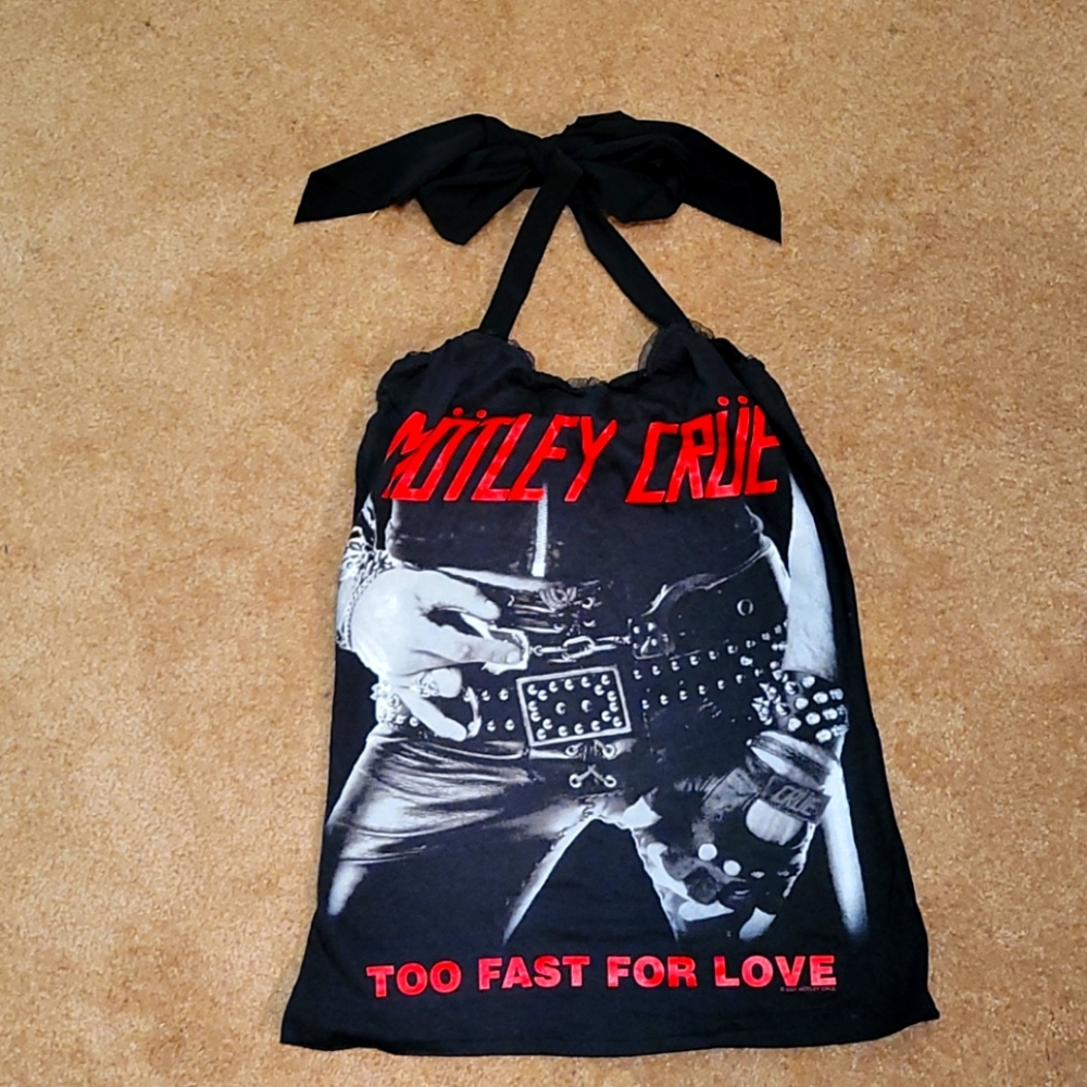 Custom made Motley Crue top